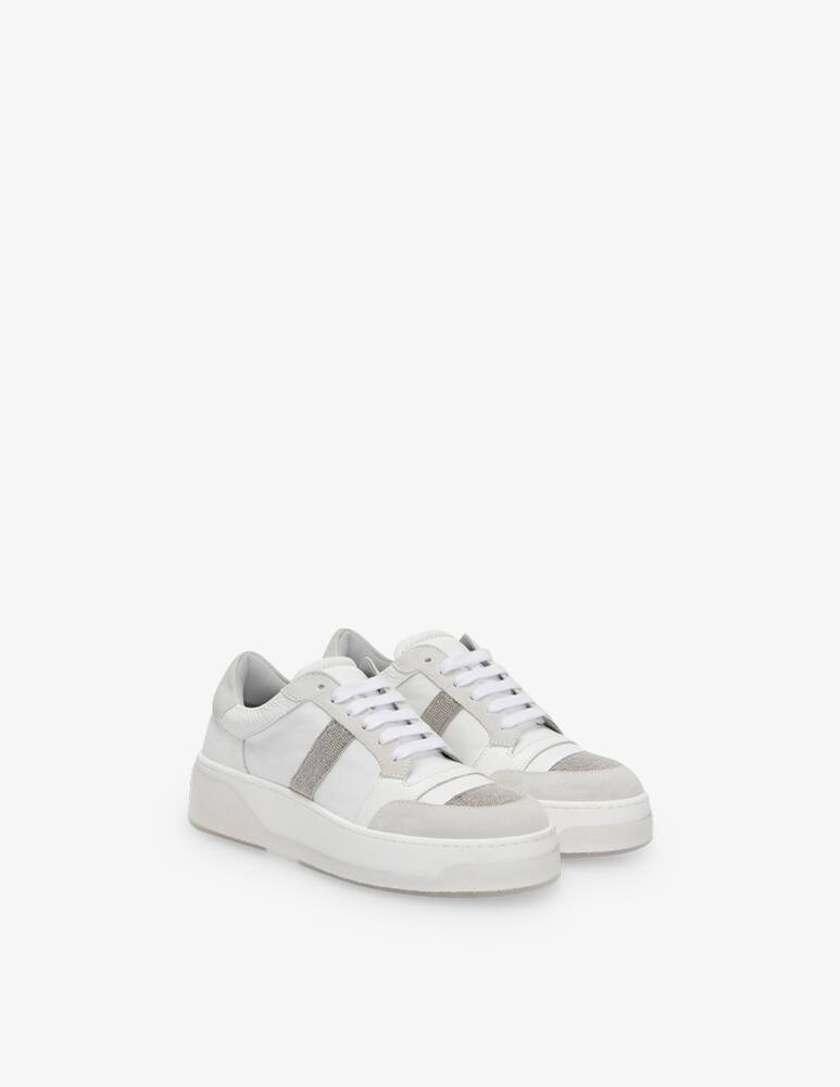 rinascente Fabiana Filippi Low-top suede and leather sneakers