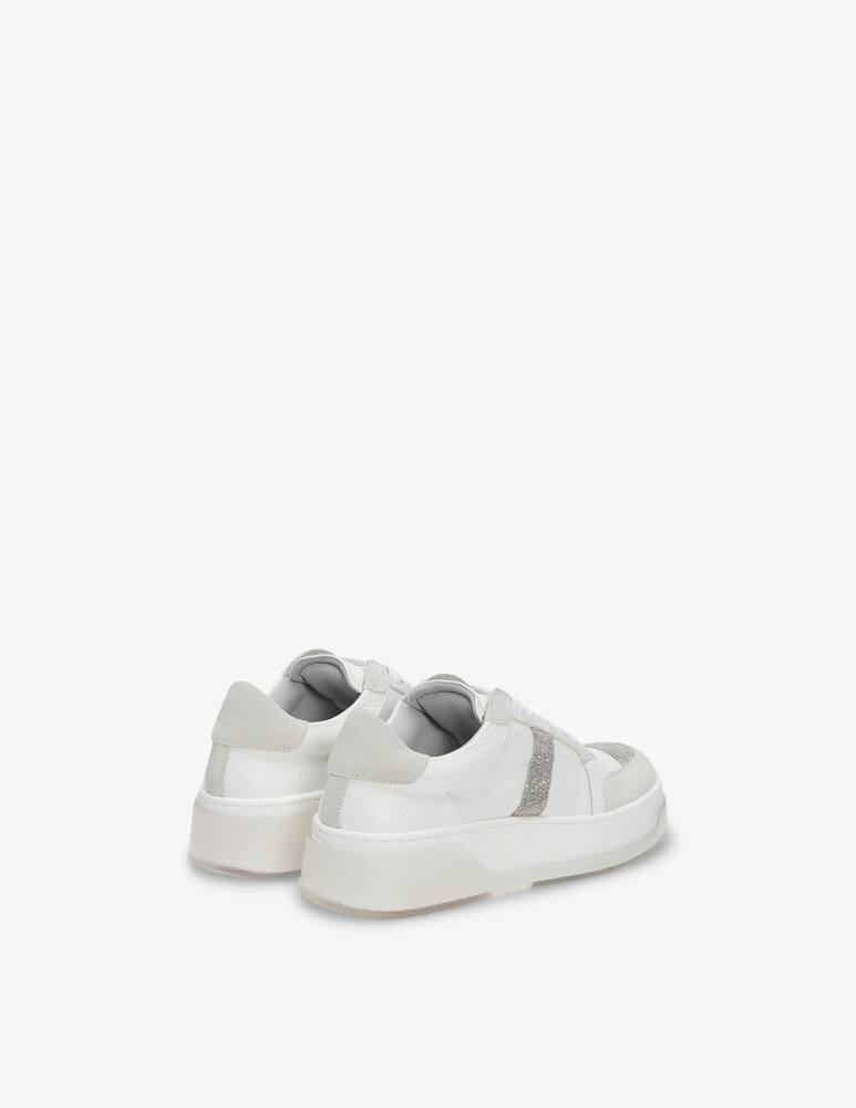 rinascente Fabiana Filippi Low-top suede and leather sneakers