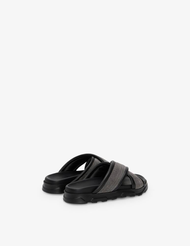rinascente Fabiana Filippi Leather platform sandals