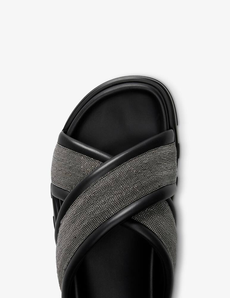 rinascente Fabiana Filippi Leather platform sandals