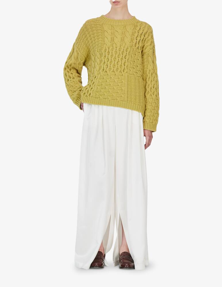 rinascente Fabiana Filippi Wool satin trousers