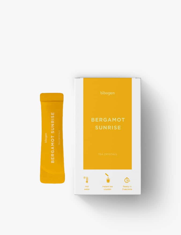 Bibogem Bergamot Sunrise Cristalli di Tè 15 Bustine - immagine 1