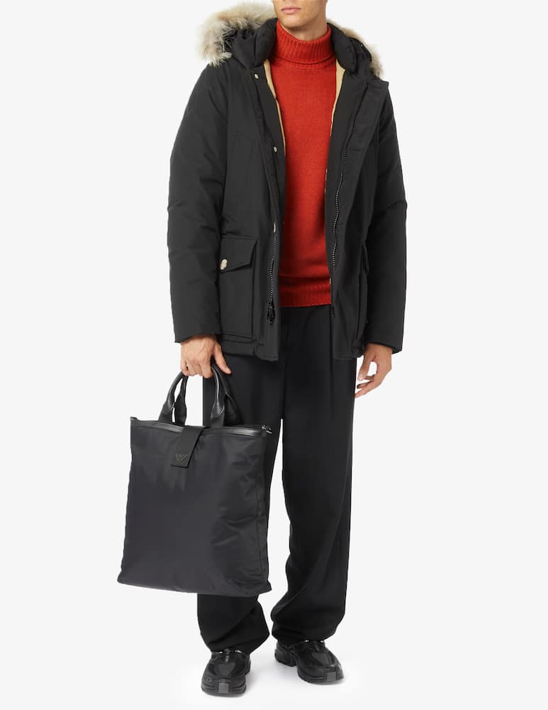 rinascente Woolrich Giaccone arctic anorak con pelliccia removibile