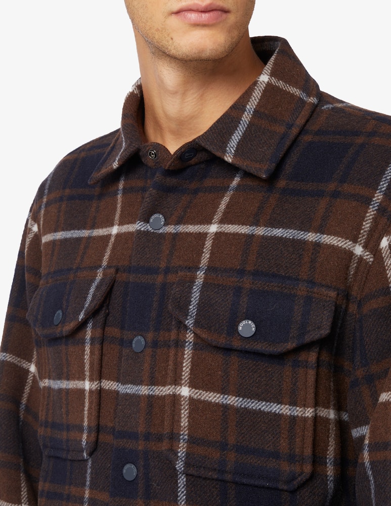 rinascente Woolrich Sovracamicia a quadri imbottita alaskan