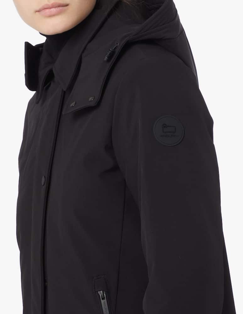 rinascente Woolrich Firth down hooded trench softshell