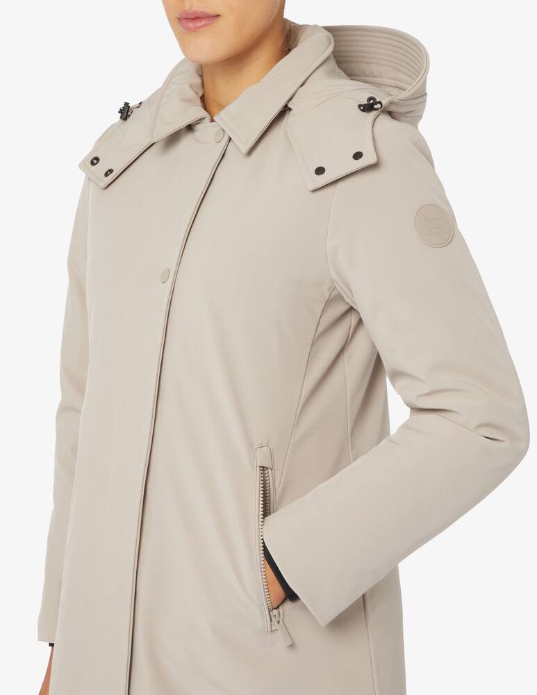 rinascente Woolrich Piumino trench con cappuccio Firth