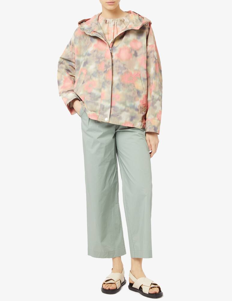 rinascente Woolrich Chine linen hooded jacket