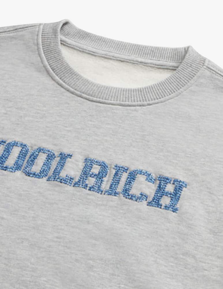 rinascente Woolrich Felpa girocollo in cotone boxy