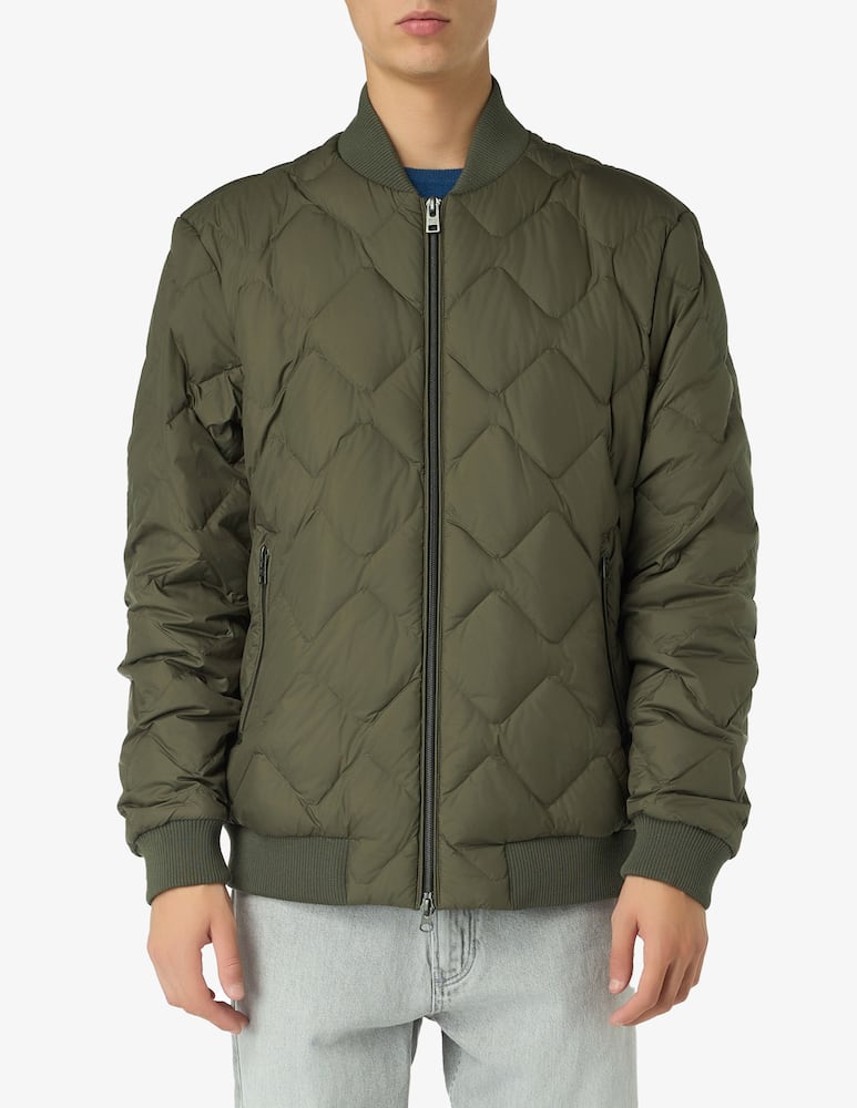 Woolrich Padded zigzag 100gr bomber jacket - picture 1 Woolrich Padded zigzag 100gr bomber jacket - picture 1