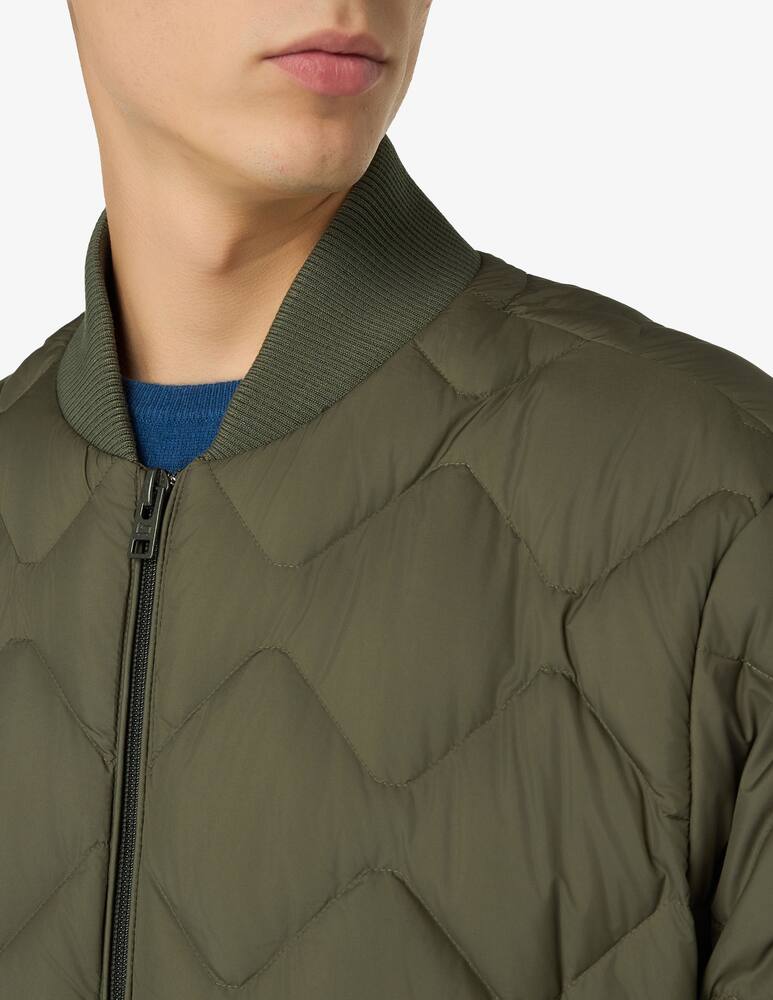 rinascente Woolrich Padded zigzag 100gr bomber jacket