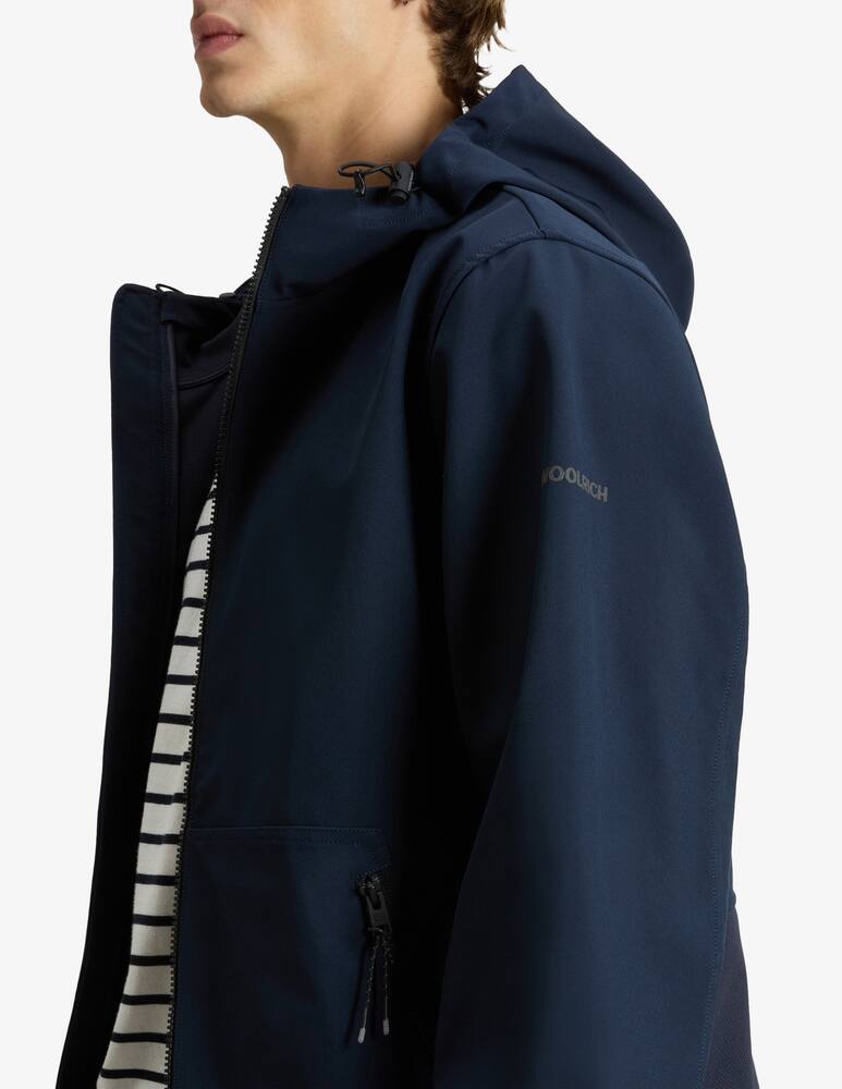 rinascente Woolrich Giacca soft shell cappuccio