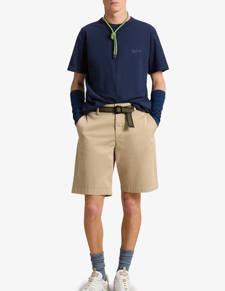 rinascente Woolrich T-shirt fiamme logo piccolo