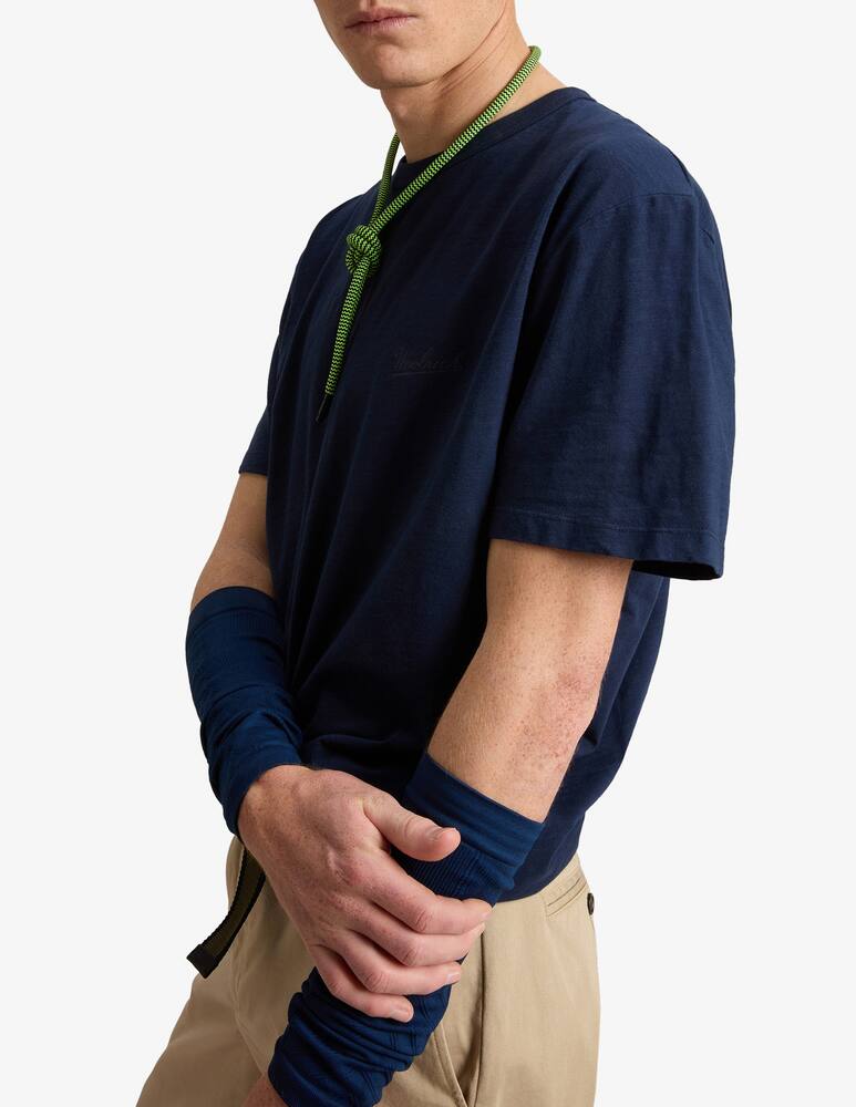 rinascente Woolrich T-shirt fiamme logo piccolo