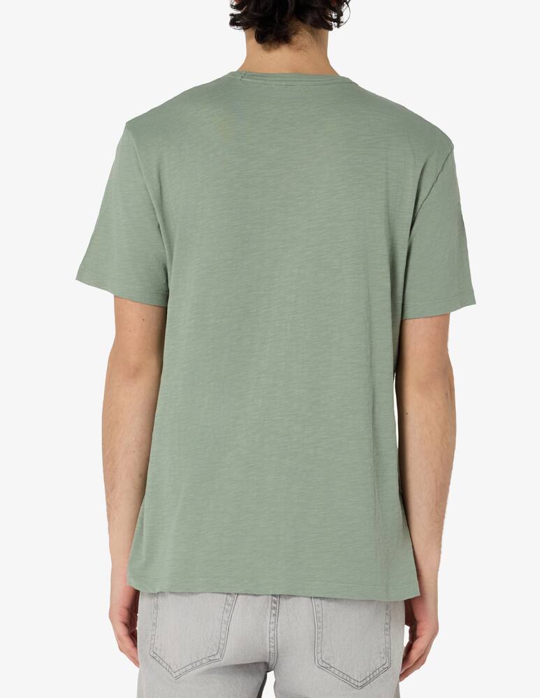 rinascente Woolrich T-shirt slub logo piccolo