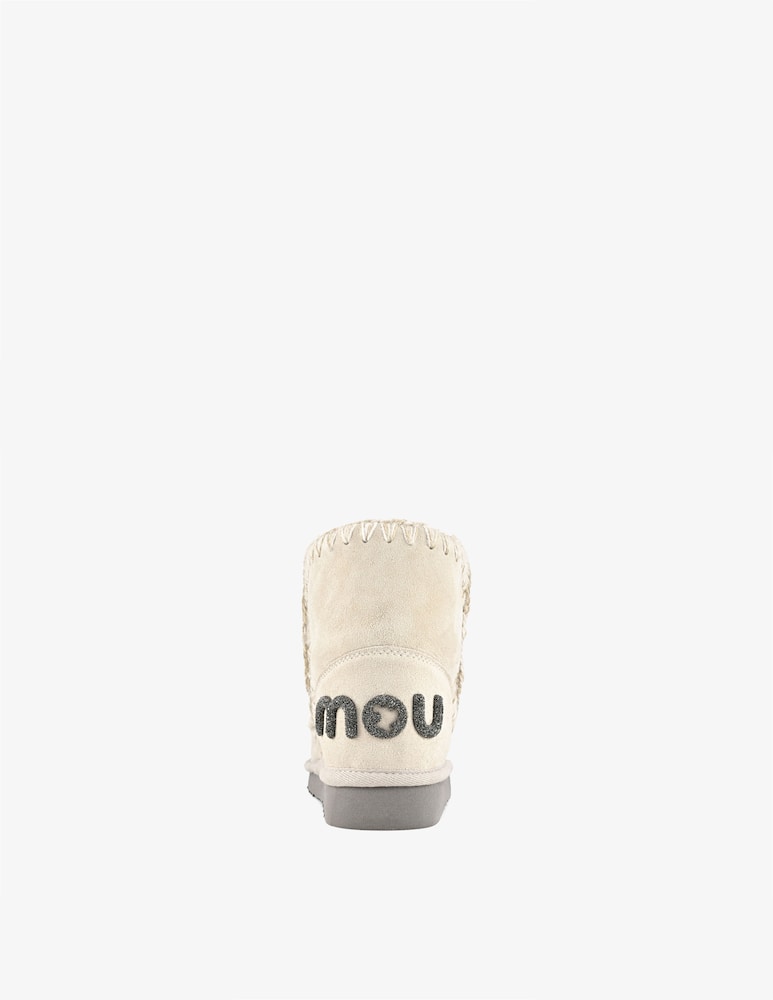 rinascente Mou Scarponcino da neve eskimo con logo glitter