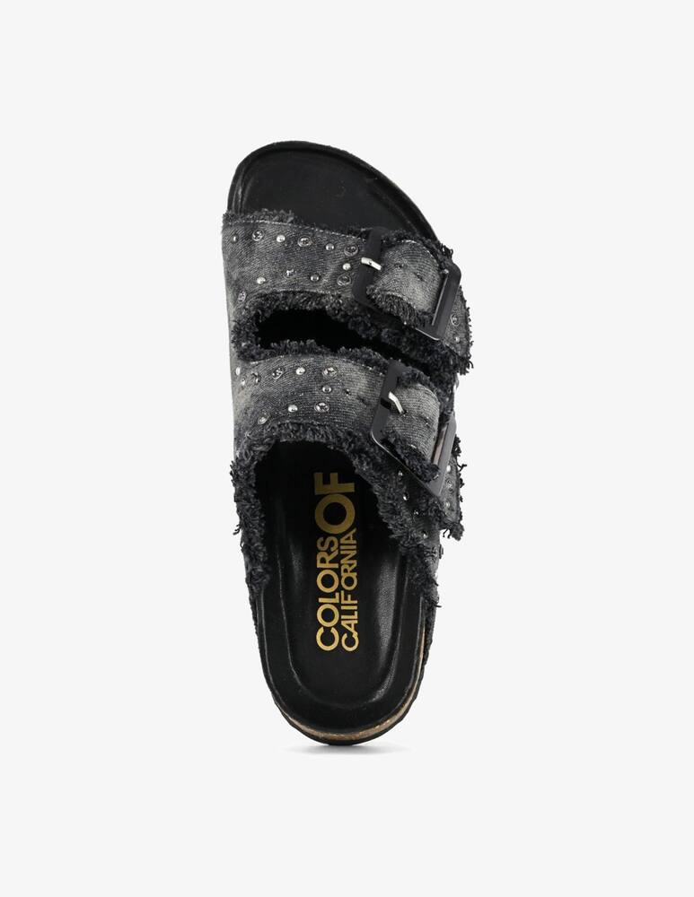 rinascente Colors Of California Sandali in denim con fibbie