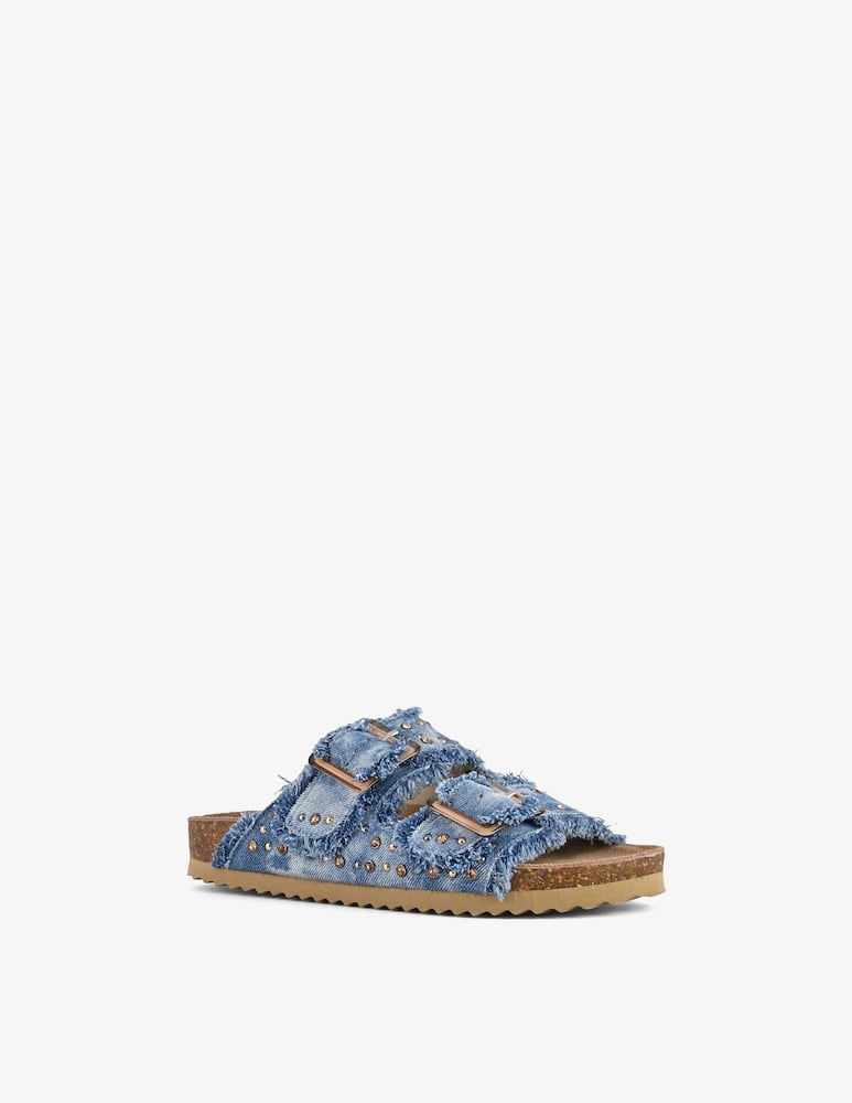 rinascente Colors Of California Bio Style 2 flat leather sandals