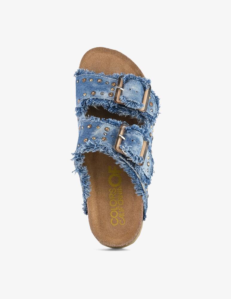 rinascente Colors Of California Bio Style 2 flat leather sandals