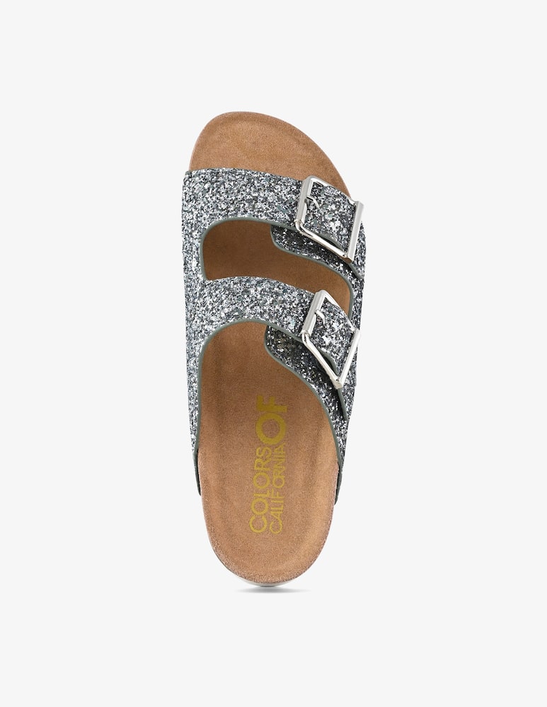 rinascente Colors Of California Classic glitter clog sandal