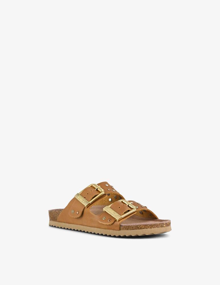 Colors Of California Flat sandal double buckle studs - picture 3 Colors Of California Flat sandal double buckle studs - picture 3
