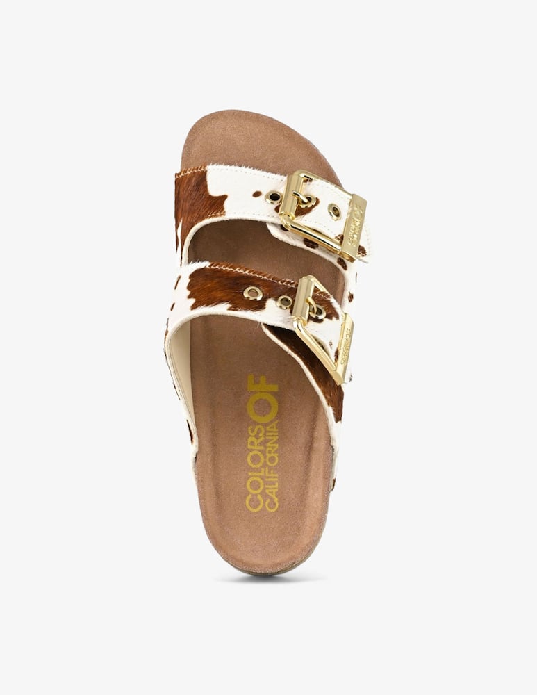 rinascente Colors Of California Sandali a 2 fasce animalier