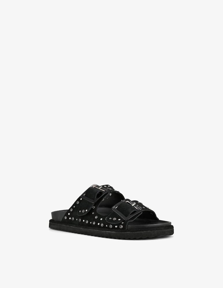 Colors Of California Studded double-buckle sandals - picture 2 Colors Of California Studded double-buckle sandals - picture 2