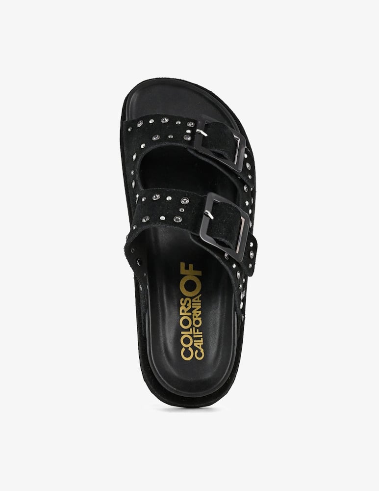 Colors Of California Studded double-buckle sandals - picture 3 Colors Of California Studded double-buckle sandals - picture 3