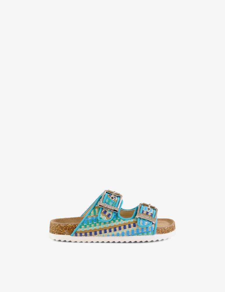 Colors Of California Rafia buckle sandals - picture 1 Colors Of California Rafia buckle sandals - picture 1