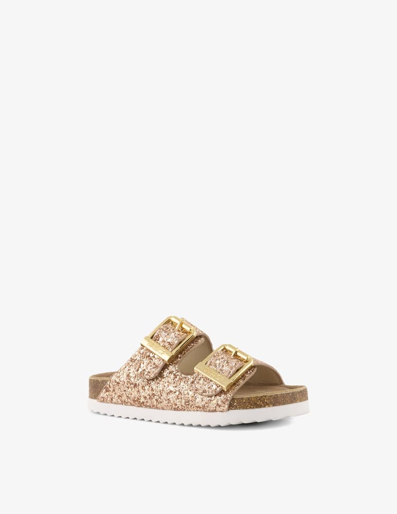 rinascente Colors Of California Glitter double buckle sandals