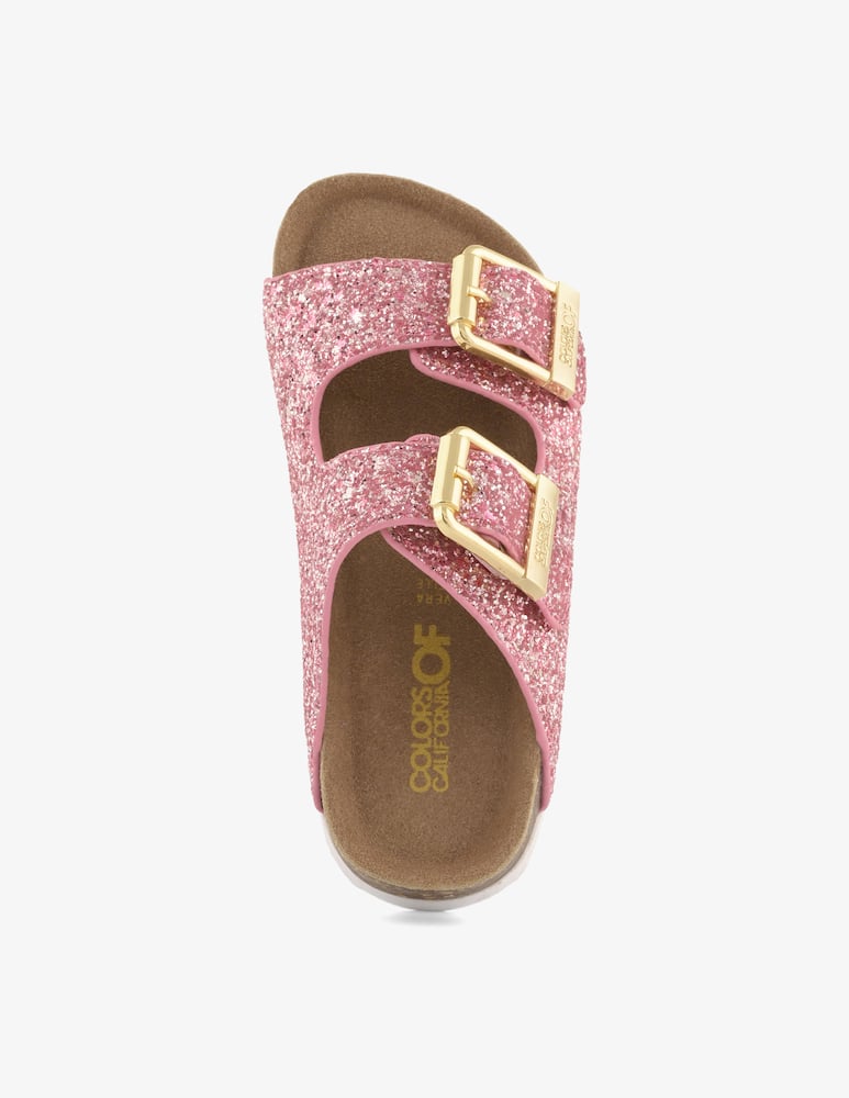 rinascente Colors Of California Sandalo glitter con due fibbie