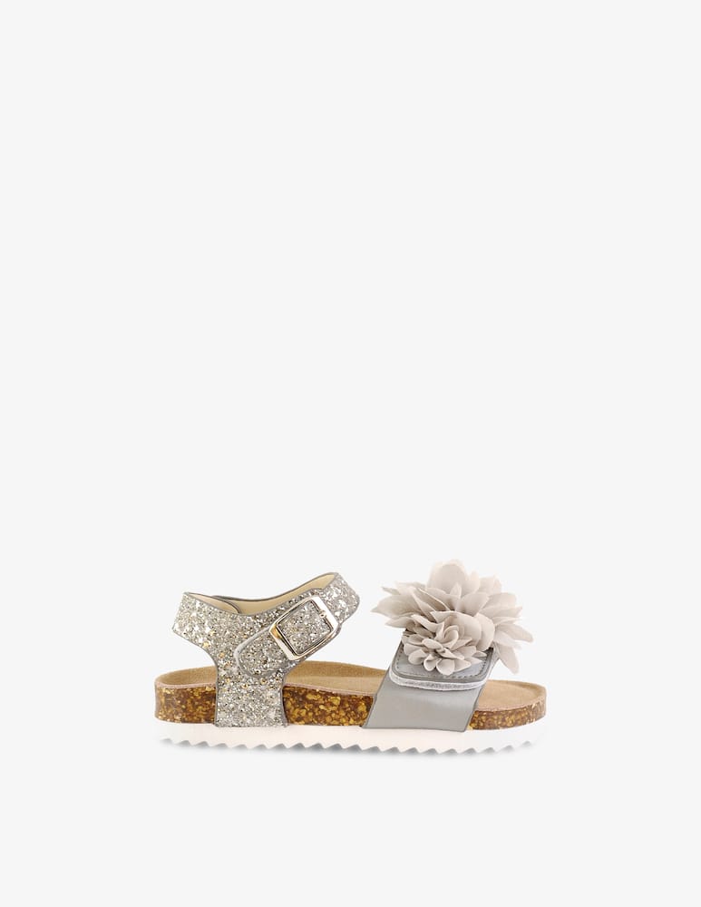 Colors Of California Sandal with floral detail - picture 1 Colors Of California Sandal with floral detail - picture 1