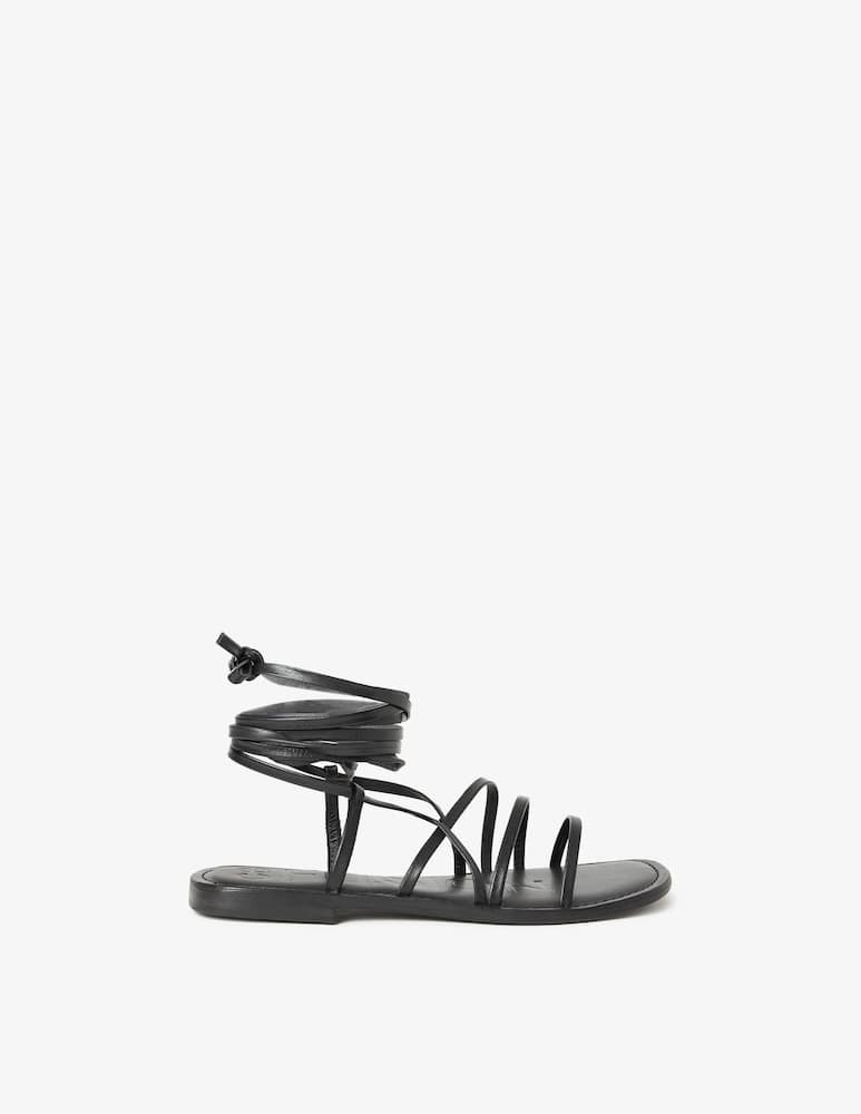 rinascente CB Fusion Strappy ankle-tie flat sandals