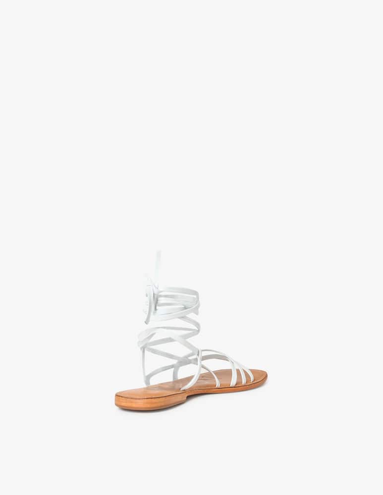 rinascente CB Fusion Strappy lace up flat sandals