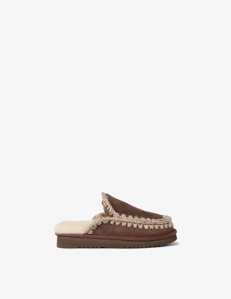 rinascente Mou Shearling flat slippers