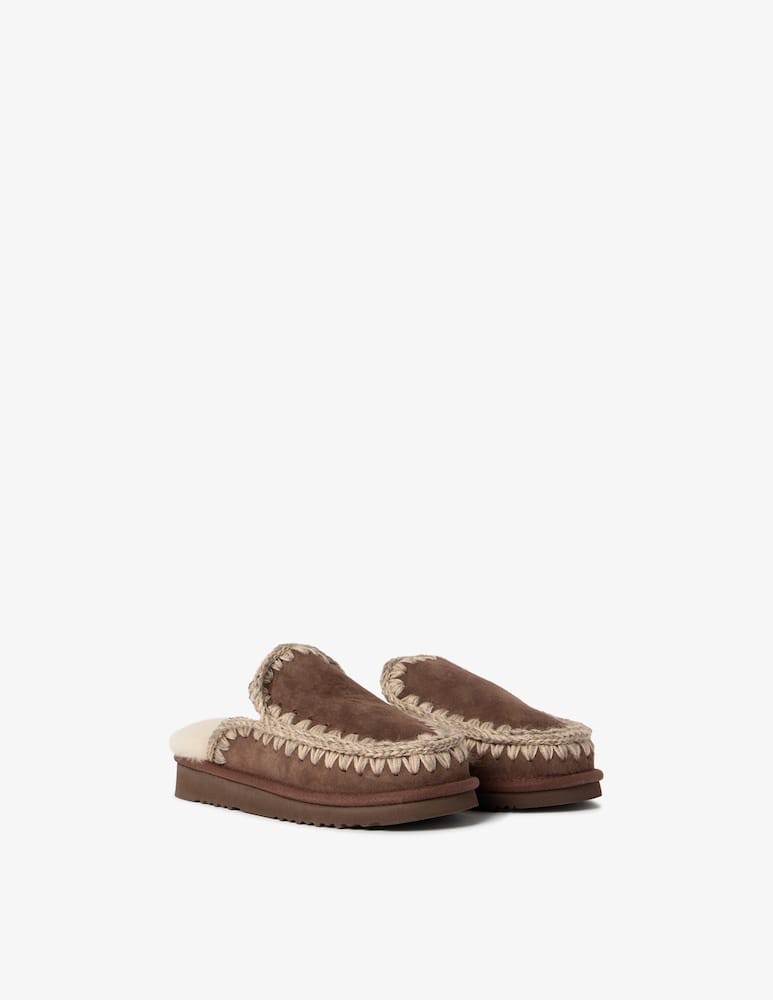 Mou Shearling flat slippers - picture 2 Mou Shearling flat slippers - picture 2