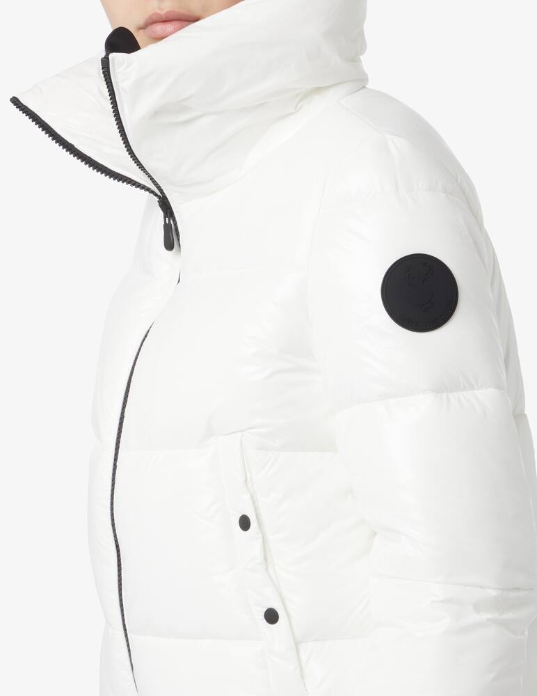 Save The Duck Isla high neck cropped bomber jacket - picture 4 Save The Duck Isla high neck cropped bomber jacket - picture 4