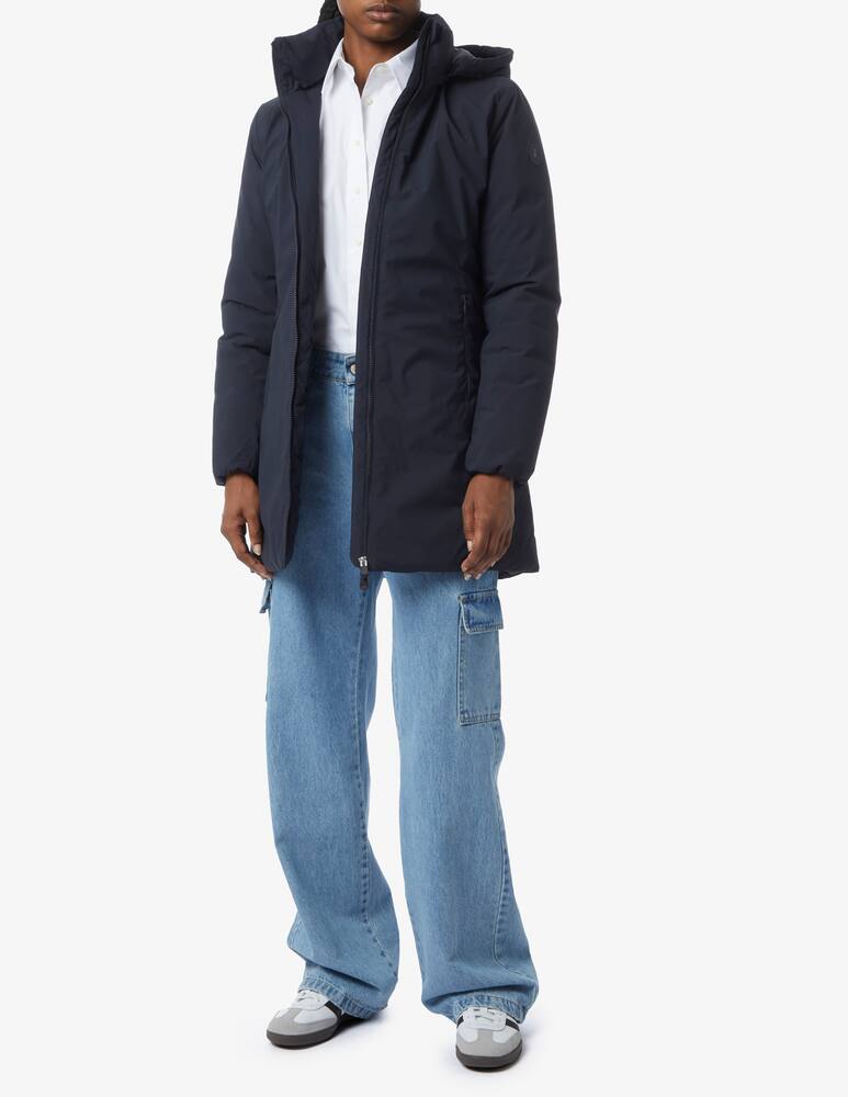 rinascente Save The Duck Rachel long hooded coat