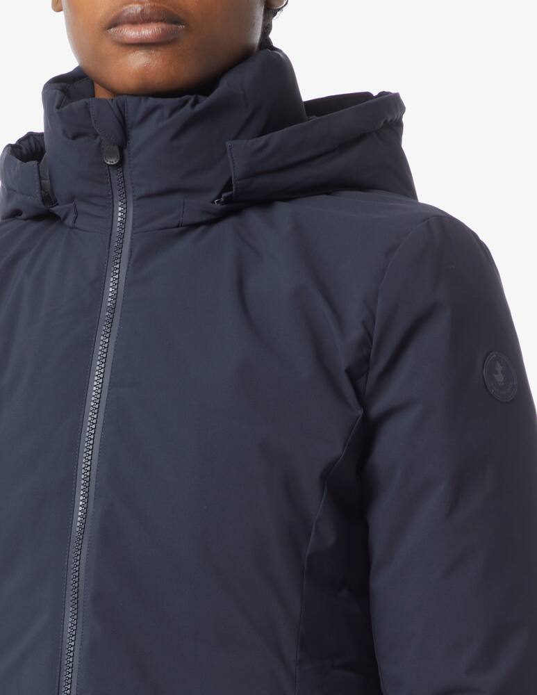 rinascente Save The Duck Rachel long hooded coat