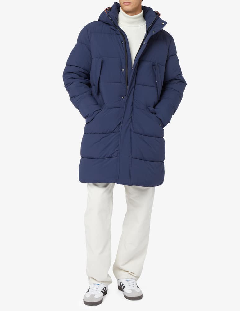 Save The Duck Quilted long hooded jacket - picture 2 Save The Duck Quilted long hooded jacket - picture 2