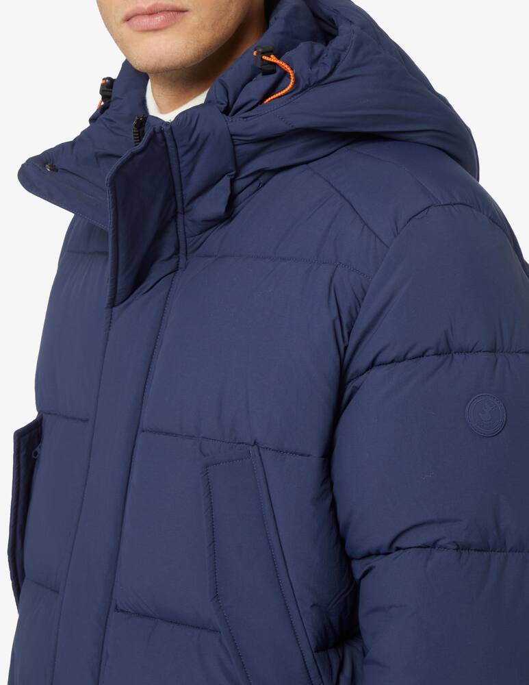 rinascente Save The Duck Giacca con cappuccio trapuntata lungo 