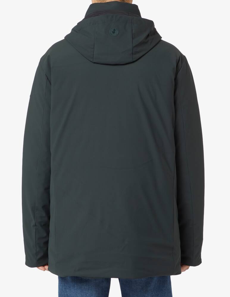 rinascente Save The Duck Giacca con cappuccio softshell lungo