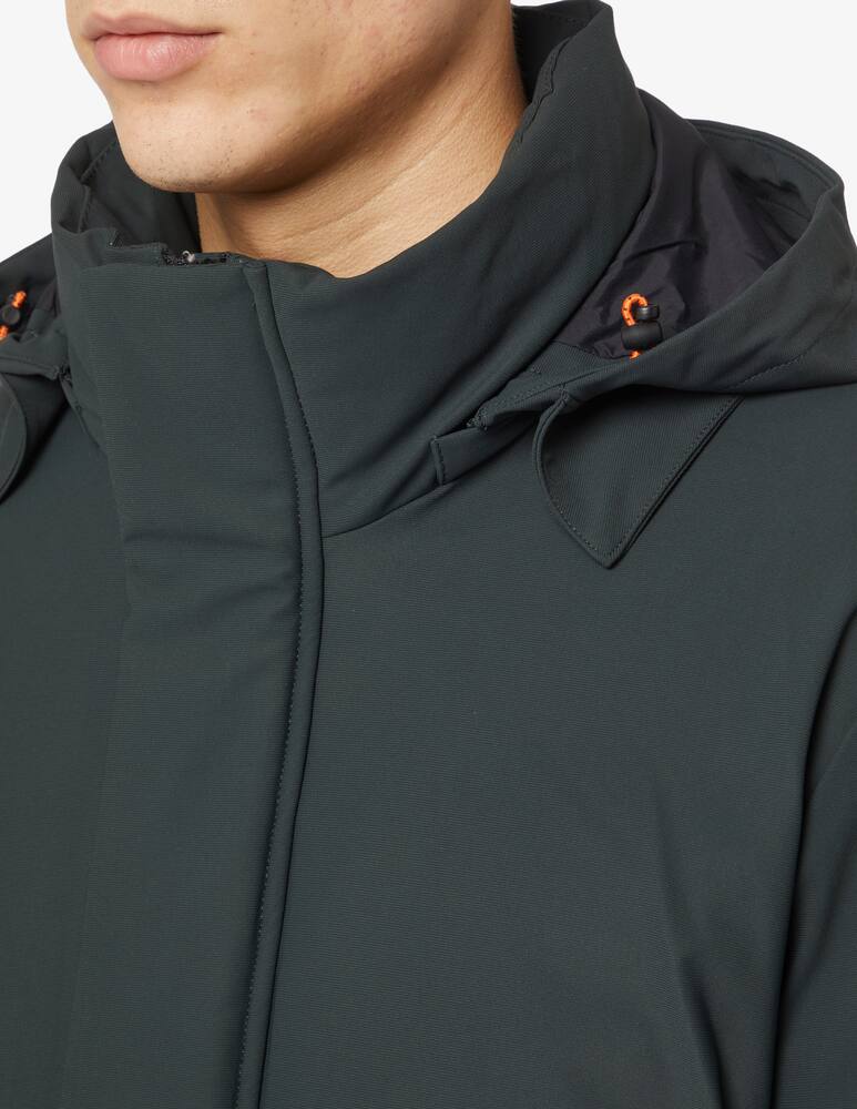 rinascente Save The Duck Giacca con cappuccio softshell lungo