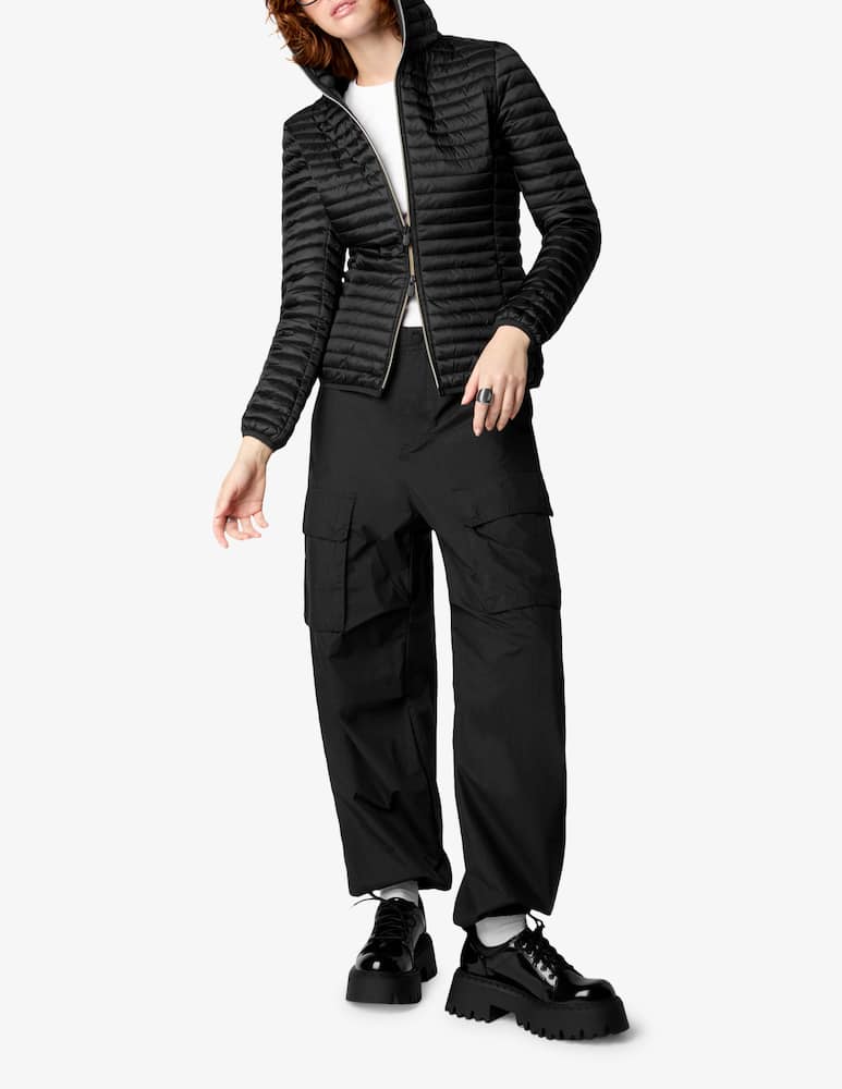 rinascente Save The Duck Giacca bomber con cappuccio lucido