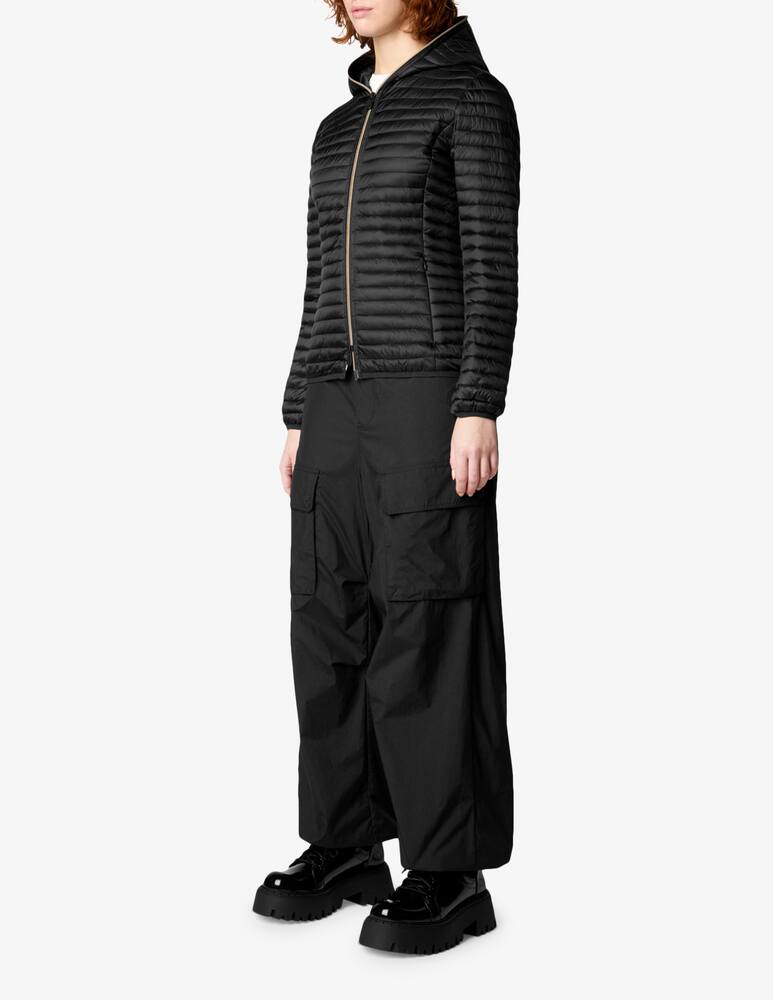 rinascente Save The Duck Giacca bomber con cappuccio lucido