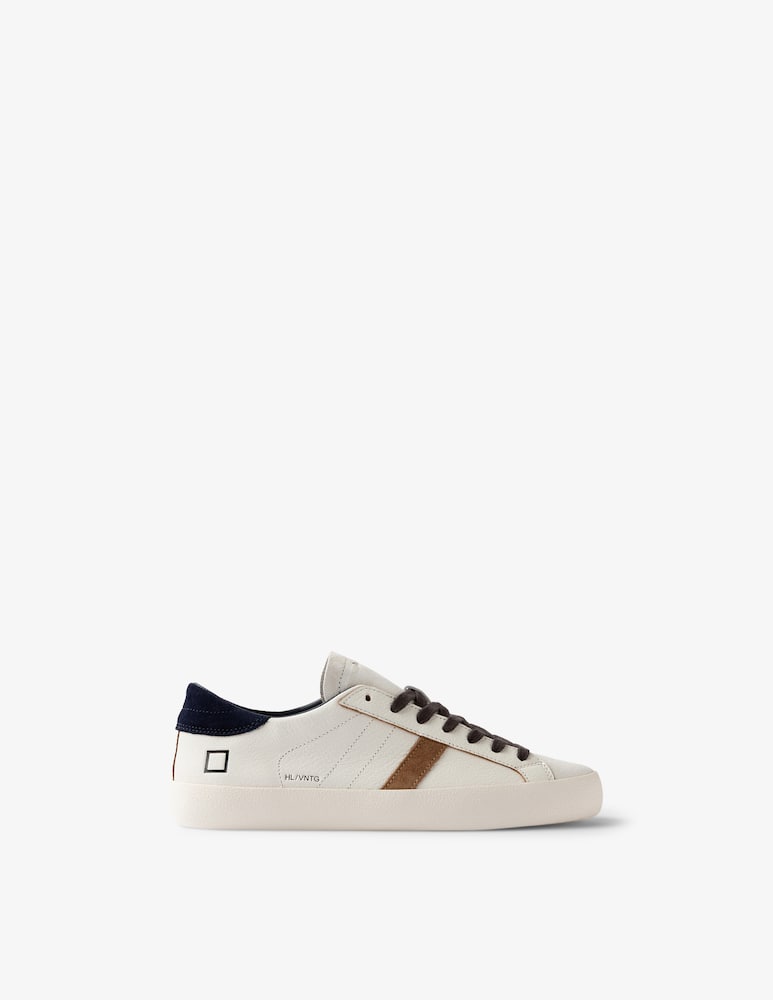 D.A.T.E. Hill low vintage leather suede sneakers - picture 1
