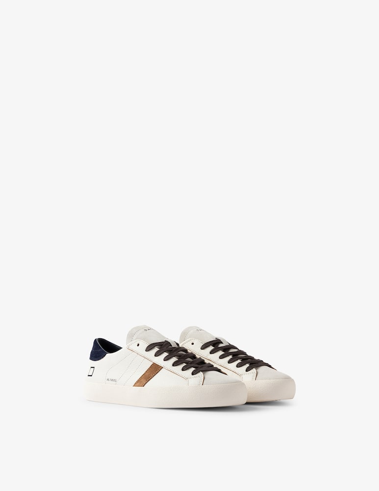 D.A.T.E. Hill low vintage leather suede sneakers - picture 2