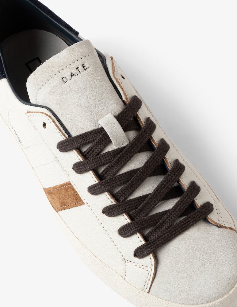 D.A.T.E. Hill low vintage leather suede sneakers - picture 4