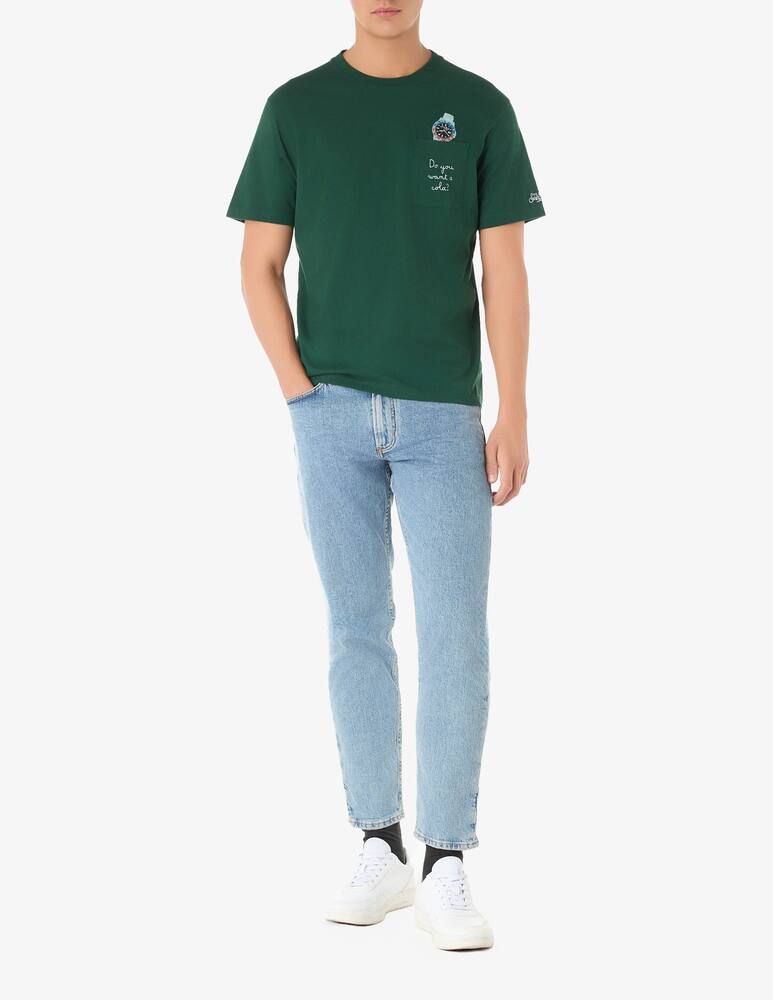 rinascente MC2 Saint Barth Maglietta con tasca ricamata