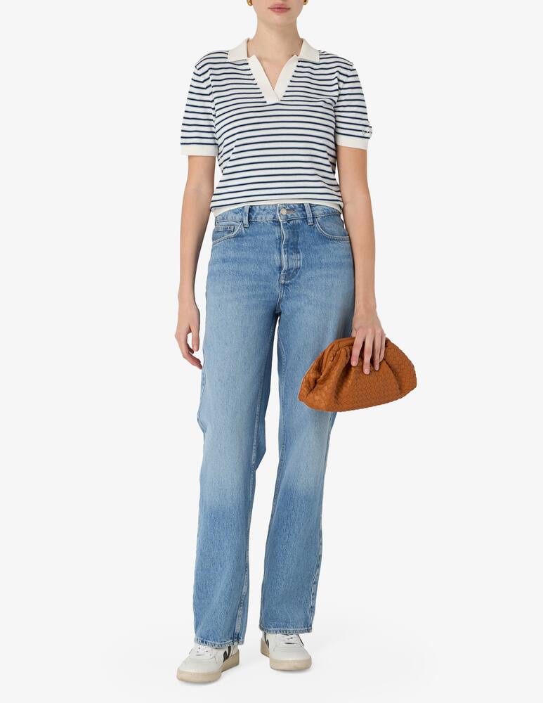 rinascente MC2 Saint Barth Striped polo knit