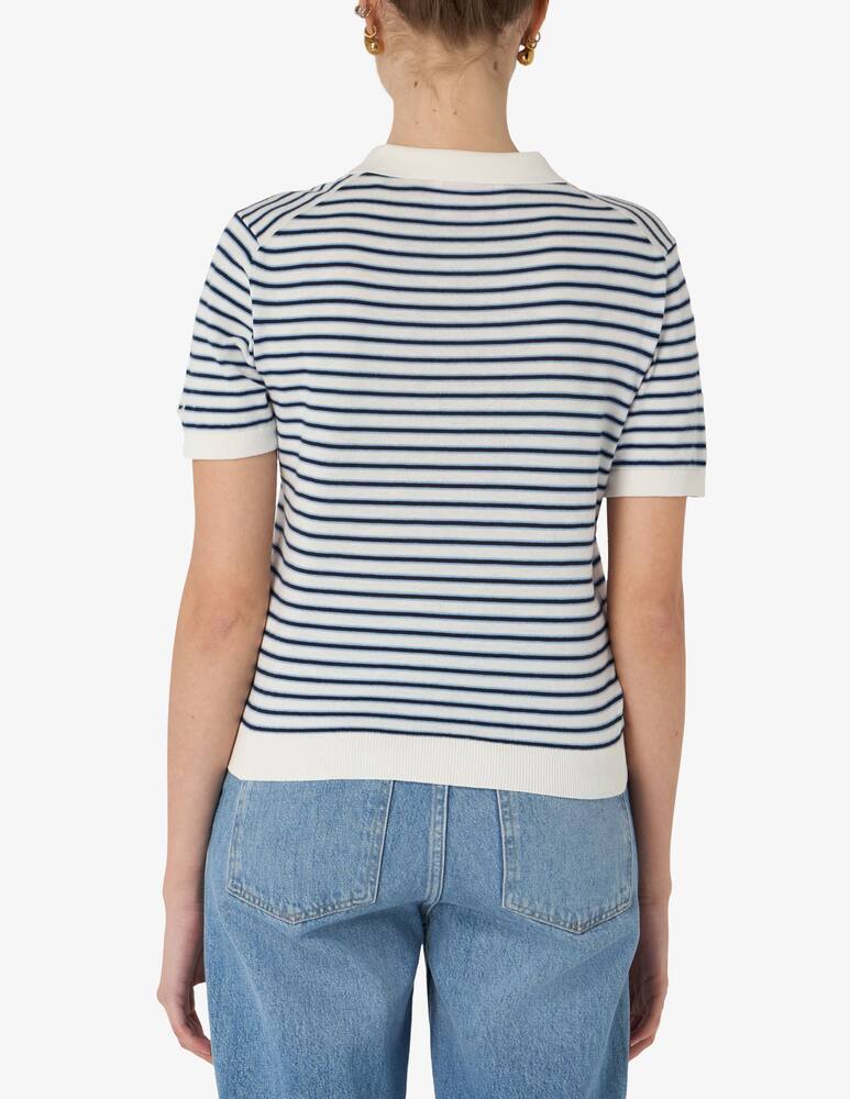 rinascente MC2 Saint Barth Striped polo knit